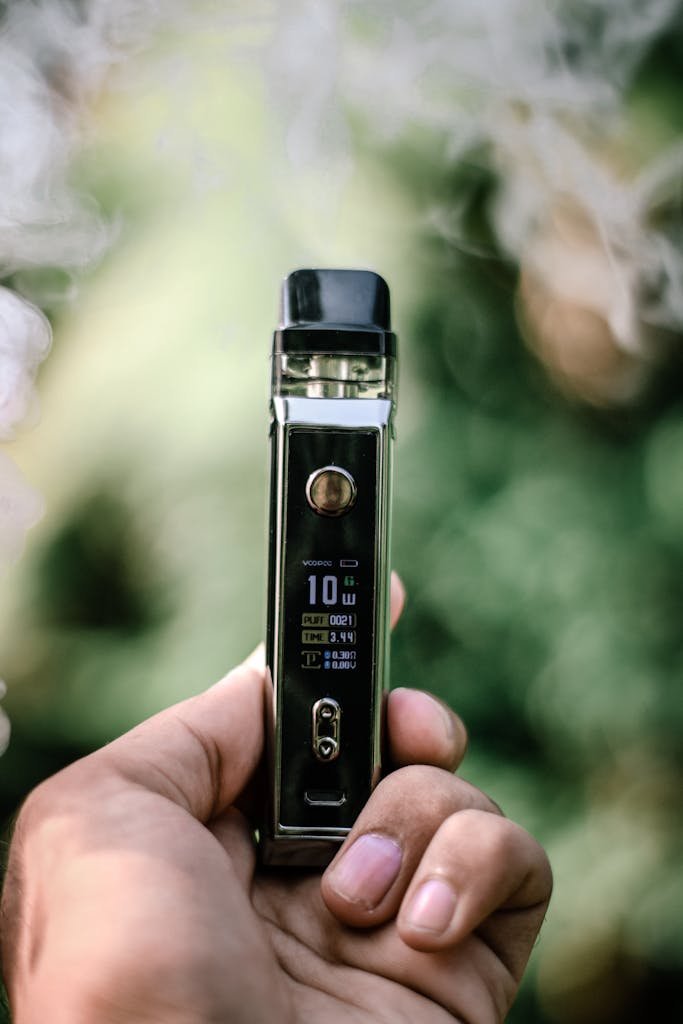 Black and Silver Vape